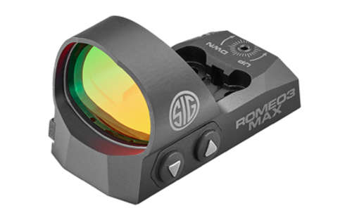 Sights Lasers Sig Sauer ROMEO3 Max SIG ROMEO3 MAX REFLEX SIGHT 6MOA BLK • Model: ROMEO3 Max